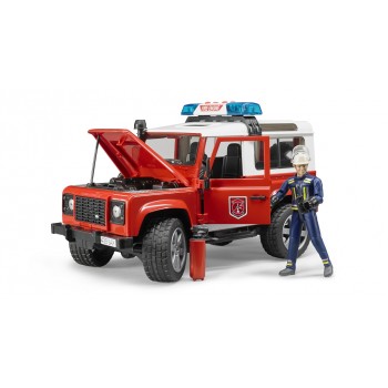 Bruder 02596 - Feuerwehr Land Rover Defender Station Wagon