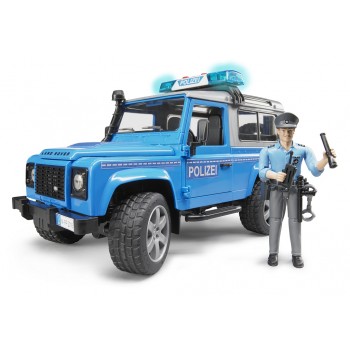 Bruder 02597 - Polizei Auto Land Rover Defender Station Wagon